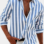 Striped Button-Down Shirt for Men