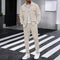 Textured Overshirt Set for Men - Khaki