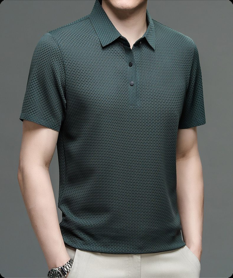 Textured Polo Shirt for Men - View 11