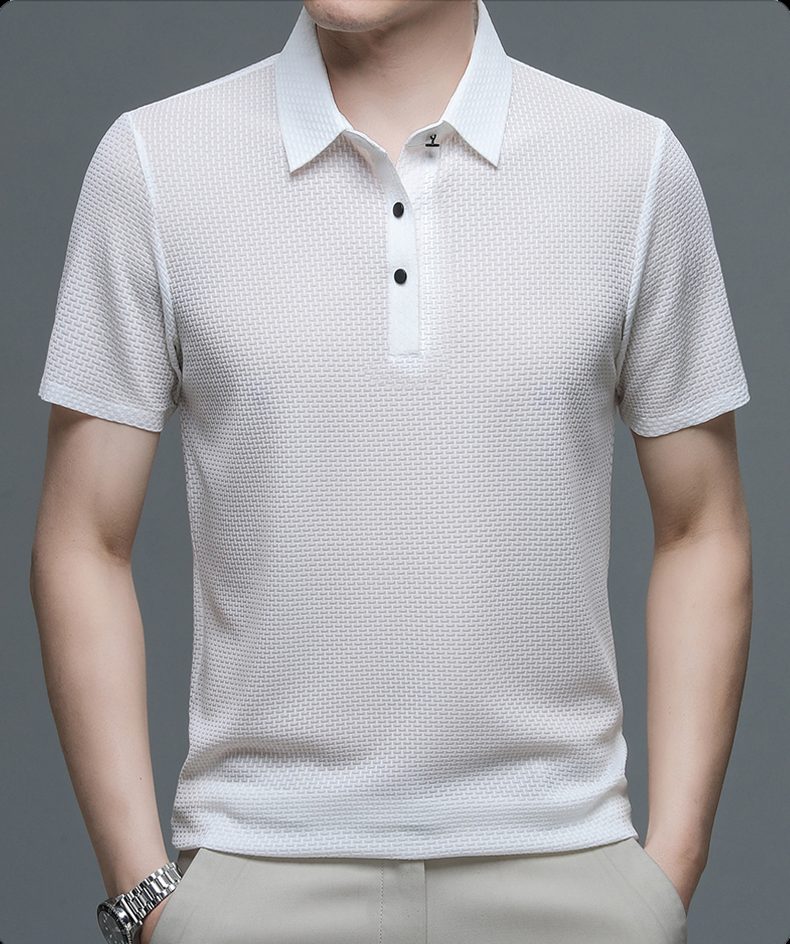 Textured Polo Shirt for Men - View 14