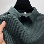 Textured Polo Shirt for Men - Dark Green