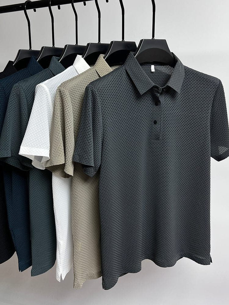 Textured Polo Shirt for Men - View 8