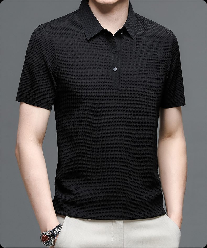 Textured Polo Shirt for Men - View 9