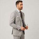 Three-Piece Double-Breasted Blazer Set for Men - View 15