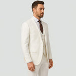 Three-Piece Double-Breasted Blazer Set for Men - View 18