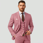 Three-Piece Double-Breasted Blazer Set for Men - View 21