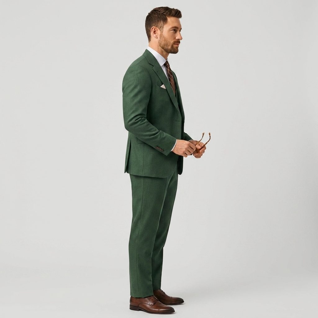 Three-Piece Double-Breasted Blazer Set for Men - View 24