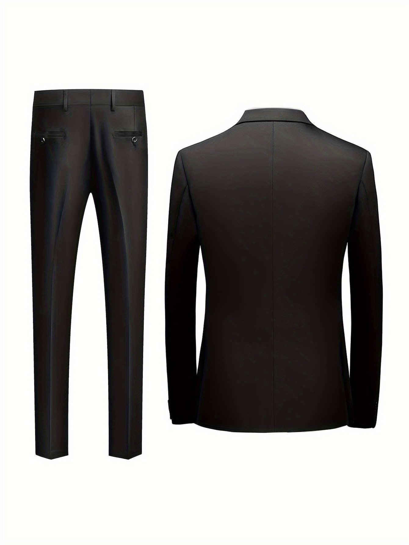 Two-Button Notch Lapel Suit for Men - View 10