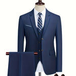 Two-Button Notch Lapel Suit for Men - View 13