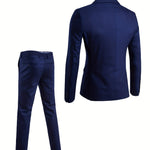 Two-Button Notch Lapel Suit for Men - View 14