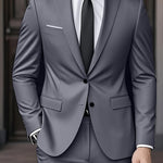 Two-Button Notch Lapel Suit for Men - View 18