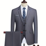 Two-Button Notch Lapel Suit for Men - View 4
