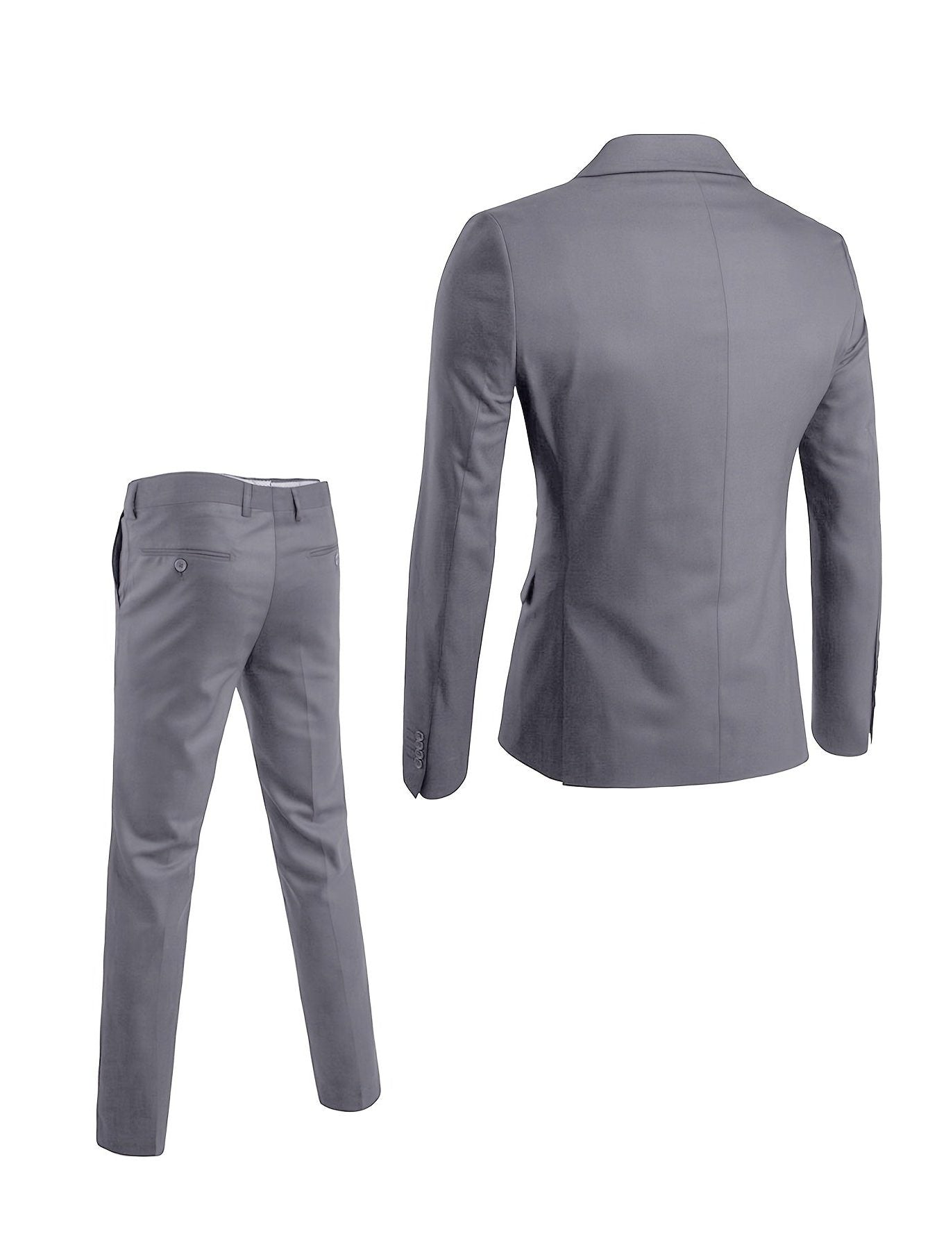 Two-Button Notch Lapel Suit for Men - View 5
