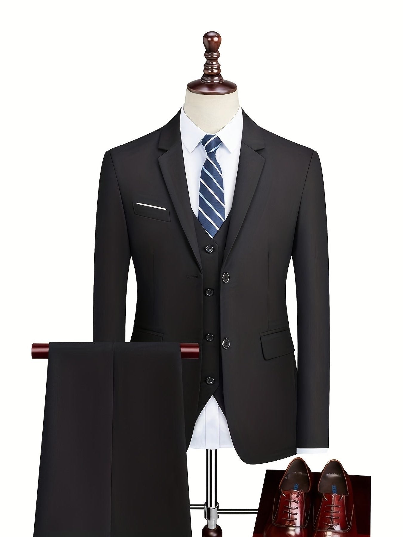 Two-Button Notch Lapel Suit for Men - View 8