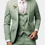 Two-Piece Single-Breasted Blazer Set for Men