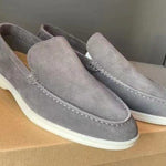 Suede Slip-On Loafer for Men - GRAU