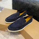 Suede Slip-On Loafer for Men - DUNKELBLAU