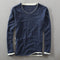 V-Neck Long Sleeve T-Shirt for Men