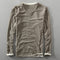 V-Neck Long Sleeve T-Shirt for Men - Gray