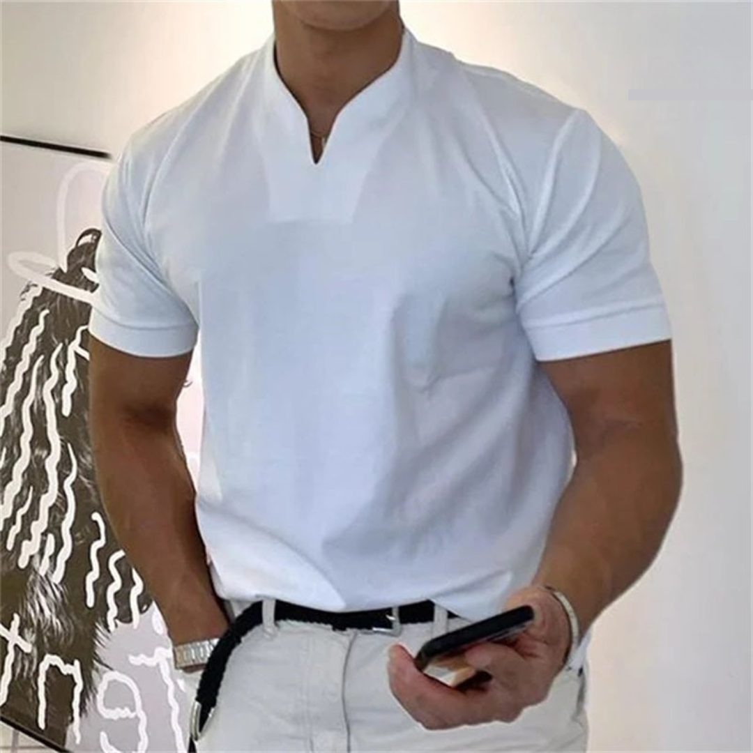 V-Neck Slim Fit T-Shirt for Men