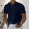 V-Neck Slim Fit T-Shirt for Men - Navy Blue