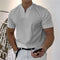 V-Neck Slim Fit T-Shirt for Men - Gray