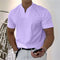 V-Neck Slim Fit T-Shirt for Men - Purple