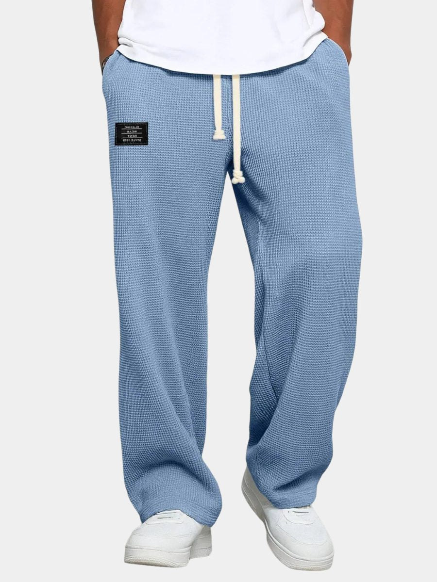 Wide Leg Drawstring Trousers for Men