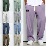 Wide Leg Drawstring Trousers for Men - View 12