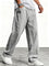 Wide-Leg Linen Trousers for Men - Gray