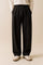 Wide Leg Pleated Trousers for Men - Black