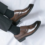Wingtip Lace-Up Derby Shoes for Men - View 10