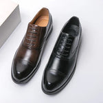 Wingtip Lace-Up Derby Shoes for Men - View 12