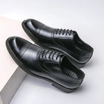 Wingtip Lace-Up Derby Shoes for Men - View 14