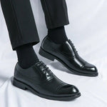 Wingtip Lace-Up Derby Shoes for Men - View 16