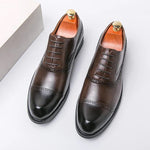 Wingtip Lace-Up Derby Shoes for Men - View 5