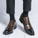 Wingtip Lace-Up Derby Shoes for Men - View 7