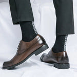 Wingtip Lace-Up Derby Shoes for Men - View 8