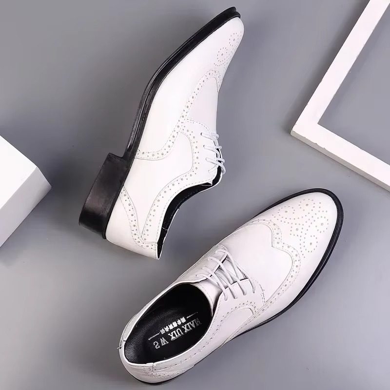 Wingtip Lace-Up Oxford Shoes for Men - View 10