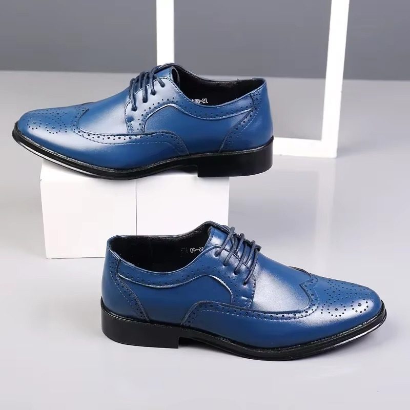 Wingtip Lace-Up Oxford Shoes for Men - View 11