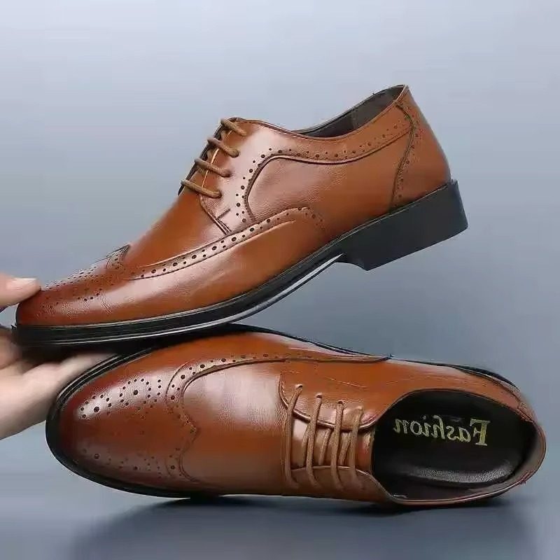 Wingtip Lace-Up Oxford Shoes for Men - View 5