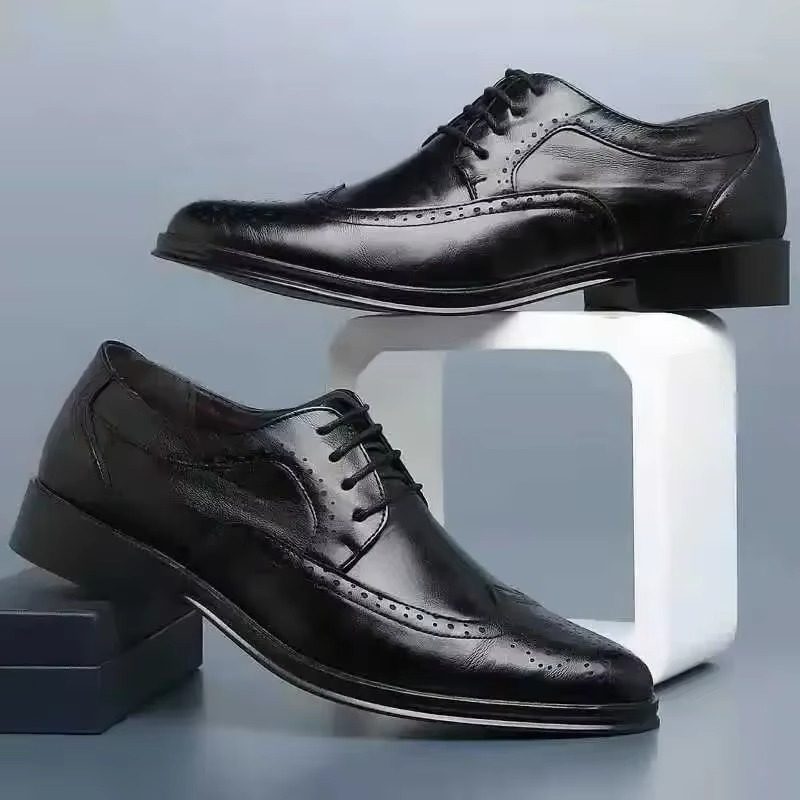 Wingtip Lace-Up Oxford Shoes for Men - View 6