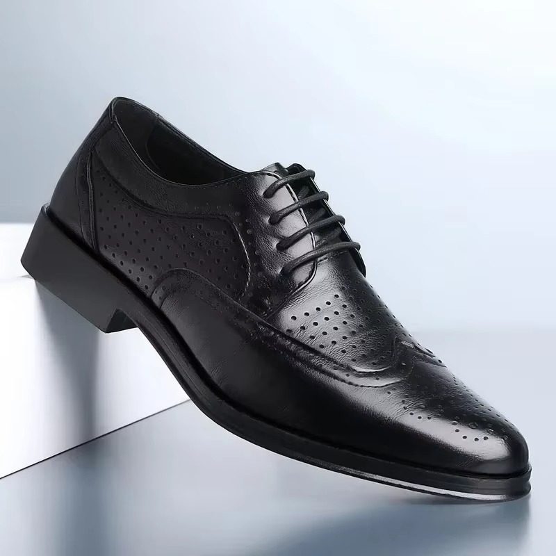 Wingtip Lace-Up Oxford Shoes for Men - View 9