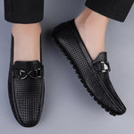 Woven Loafer with Metal Buckle for Men - View 5