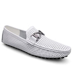Woven Loafer with Metal Buckle for Men - View 8
