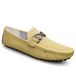 Woven Loafer with Metal Buckle for Men - View 9