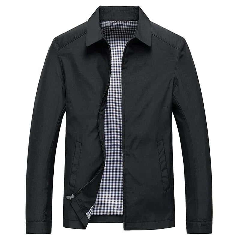 Zip-Up Collar Jacket for Men