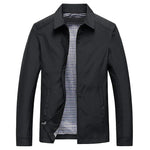 Zip-Up Collar Jacket for Men