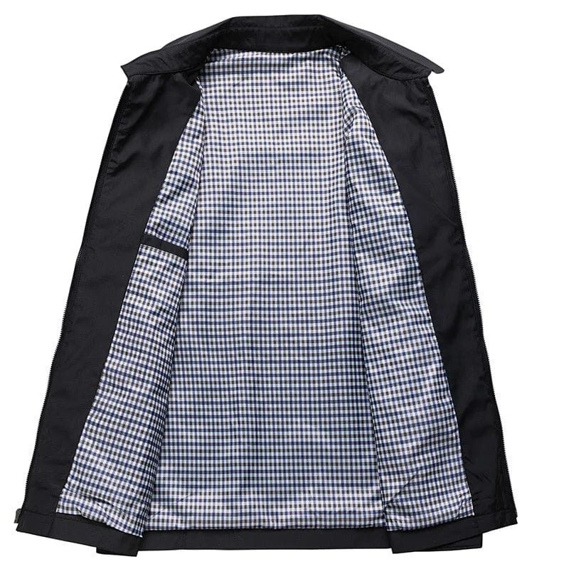 Zip-Up Collar Jacket for Men - View 3