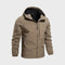 Zip-Up Hooded Softshell Jacket for Men